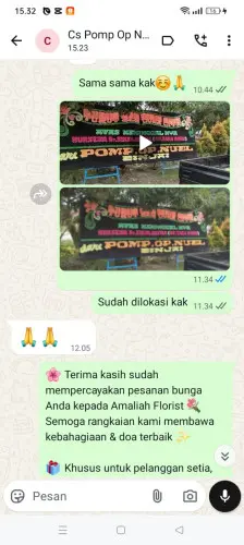 Testimonial Papan Bunga blitar