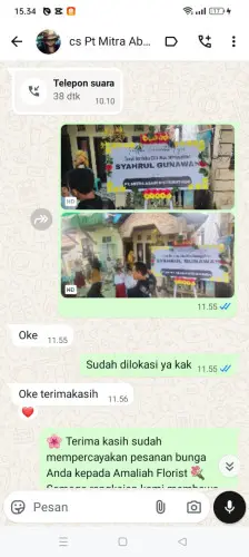Testimonial Papan Bunga blitar