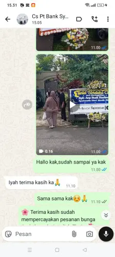 Testimonial Papan Bunga blitar